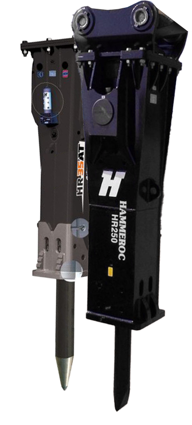 Hammeroc hydraulic hammer breaker tool attachment