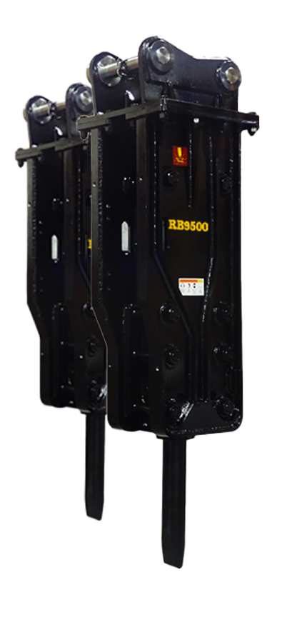 Huskie hydraulic hammer breaker tool attachment